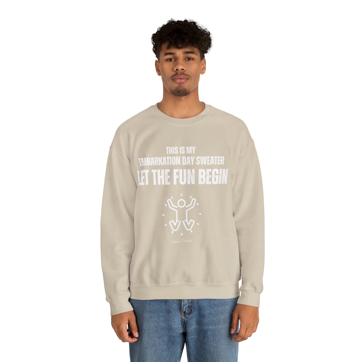 This is My Embarkation Day Sweater - UNISEX Crewneck Sweatshirt (UK)