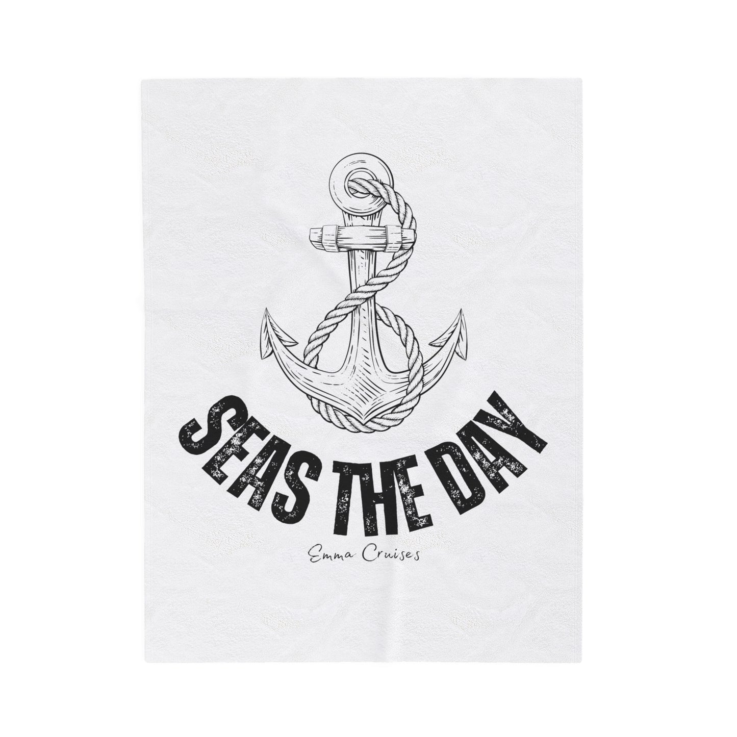Seas the Day - Velveteen Plush Blanket