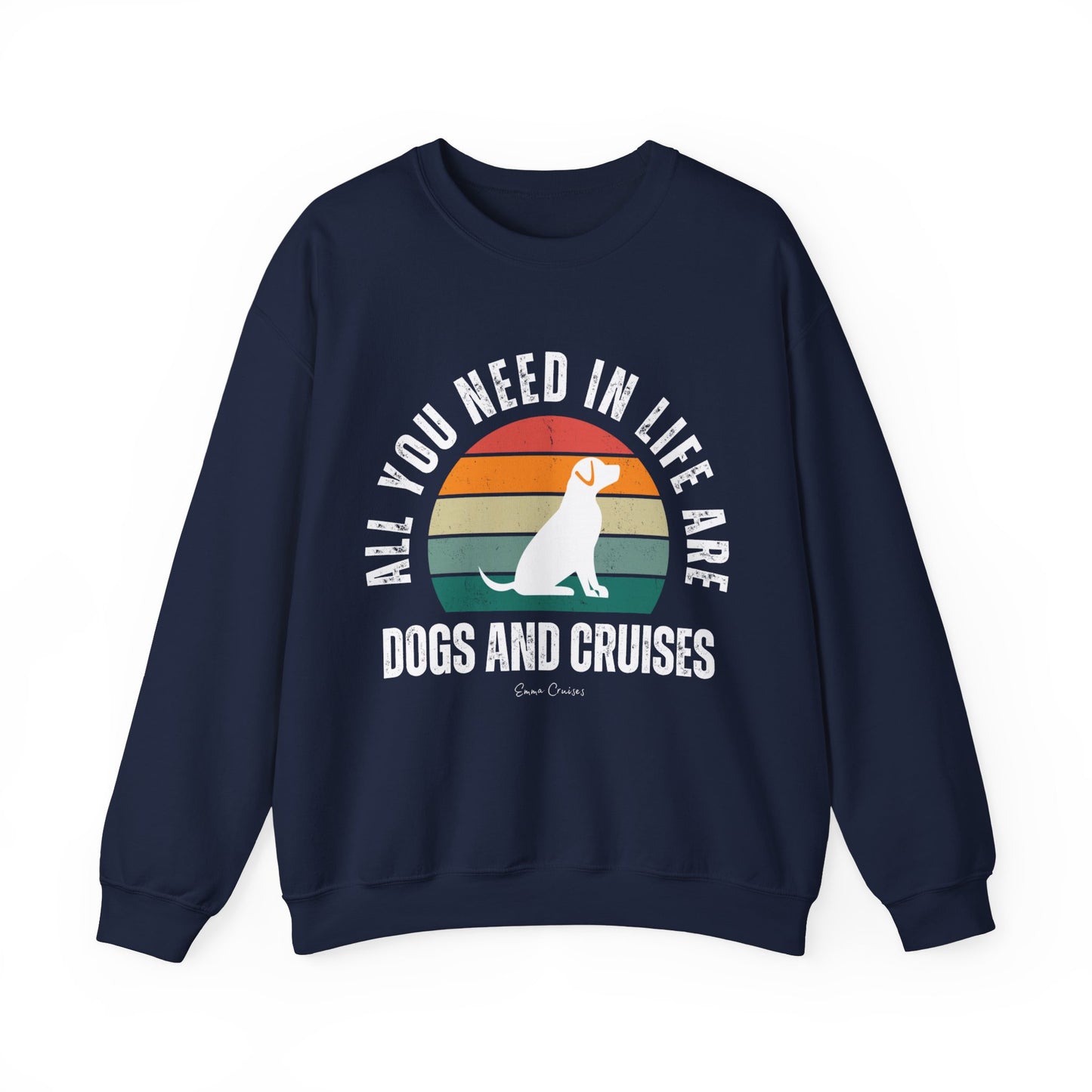 Dogs and Cruises - UNISEX Crewneck Sweatshirt