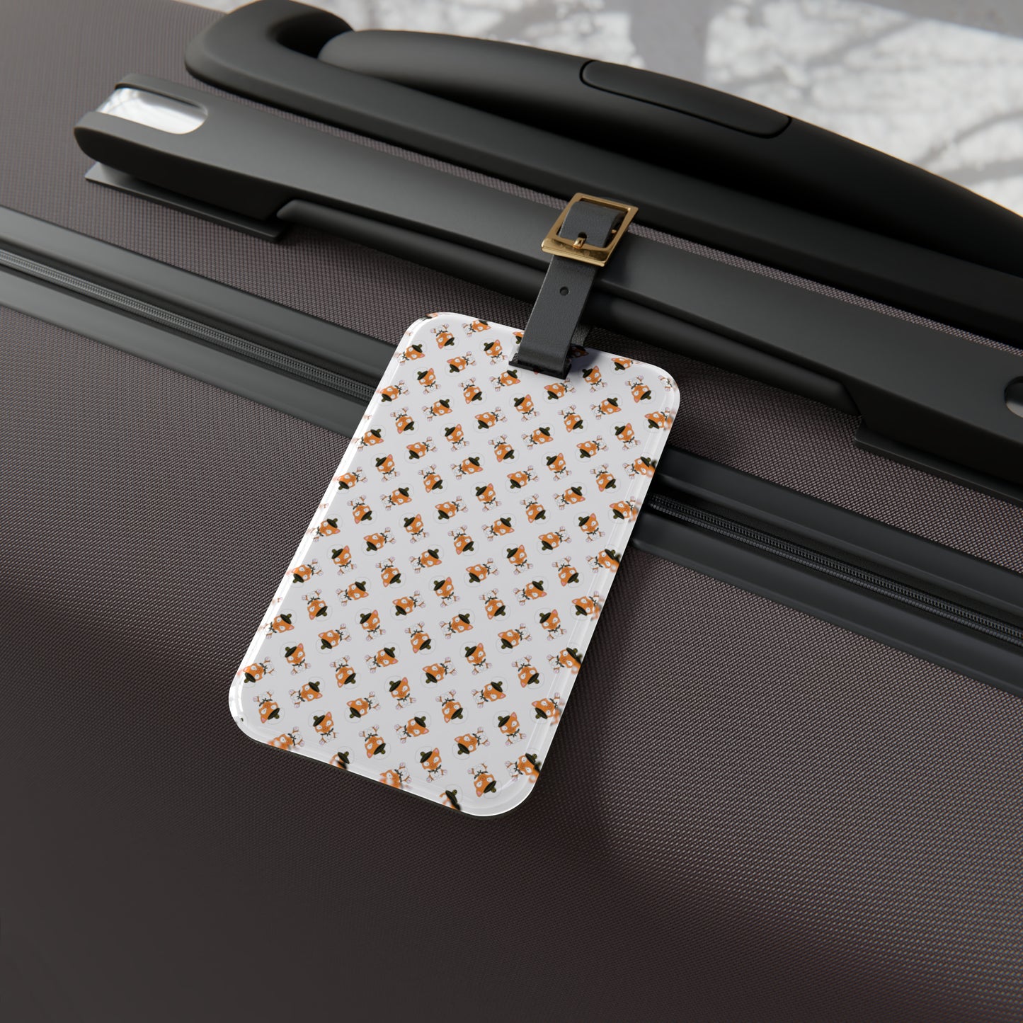 Hudson Tile Print - Luggage Tag