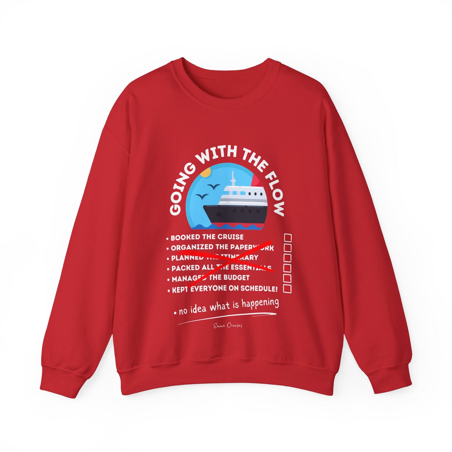 I'm Going With the Flow - UNISEX Crewneck Sweatshirt