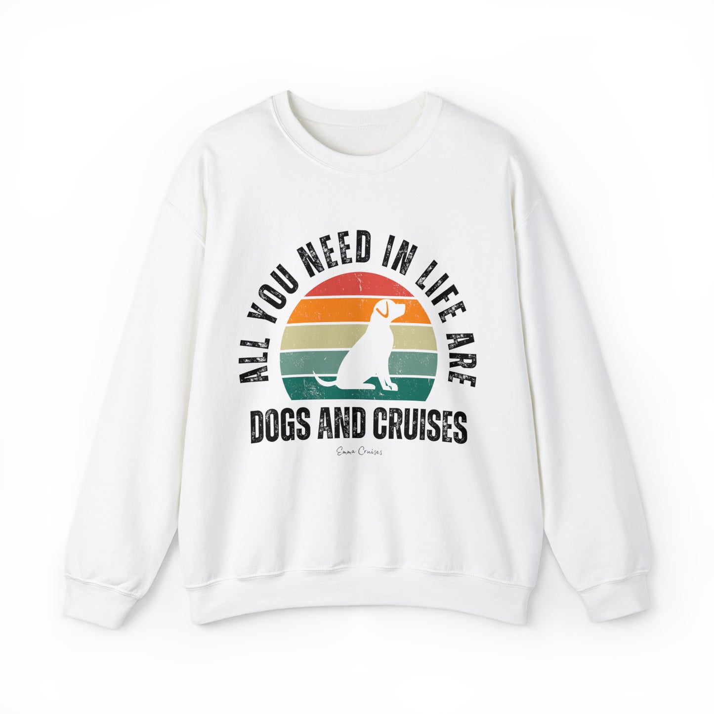 Dogs and Cruises - UNISEX Crewneck Sweatshirt (UK)