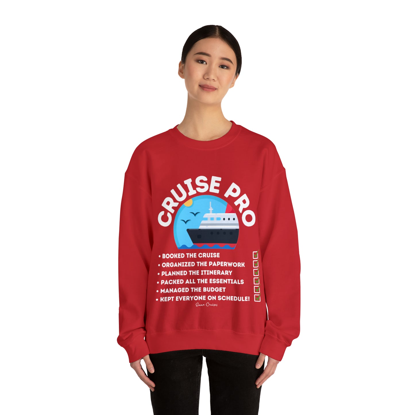 I'm a Cruise Pro - UNISEX Crewneck Sweatshirt (UK)