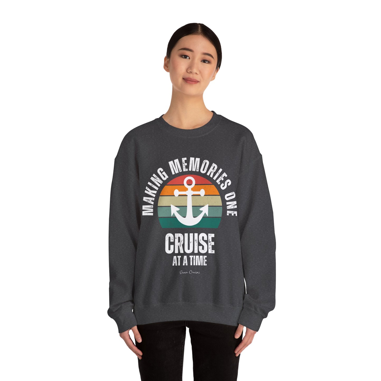 Erinnerungen an eine Kreuzfahrt nach der anderen wecken – UNISEX-Sweatshirt mit Rundhalsausschnitt
