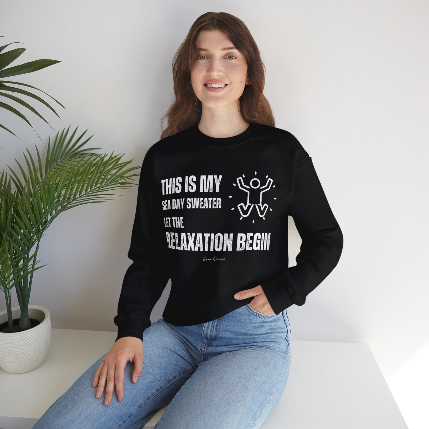 This is My Sea Day Sweater - UNISEX Crewneck Sweatshirt (UK)