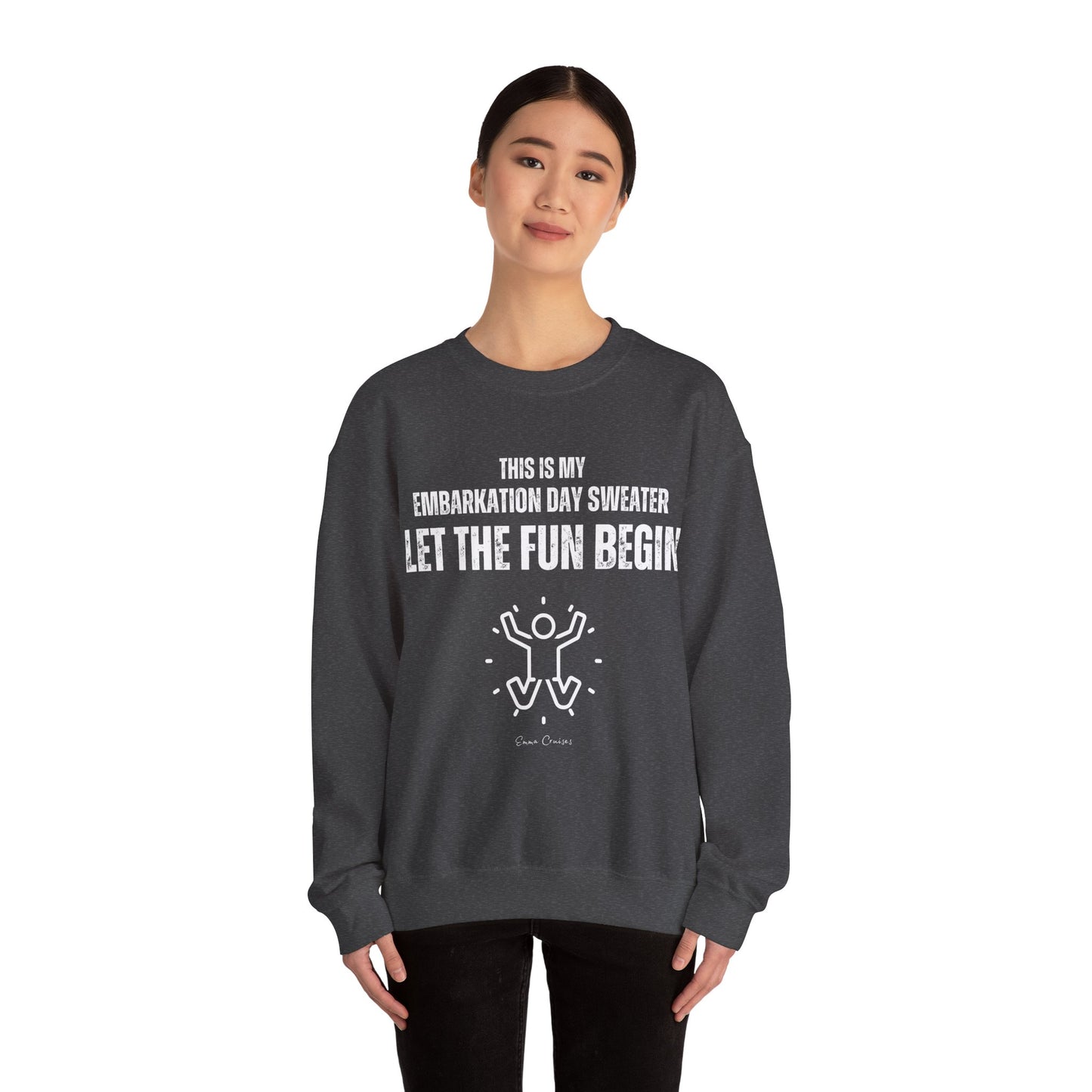 This is My Embarkation Day Sweater - UNISEX Crewneck Sweatshirt