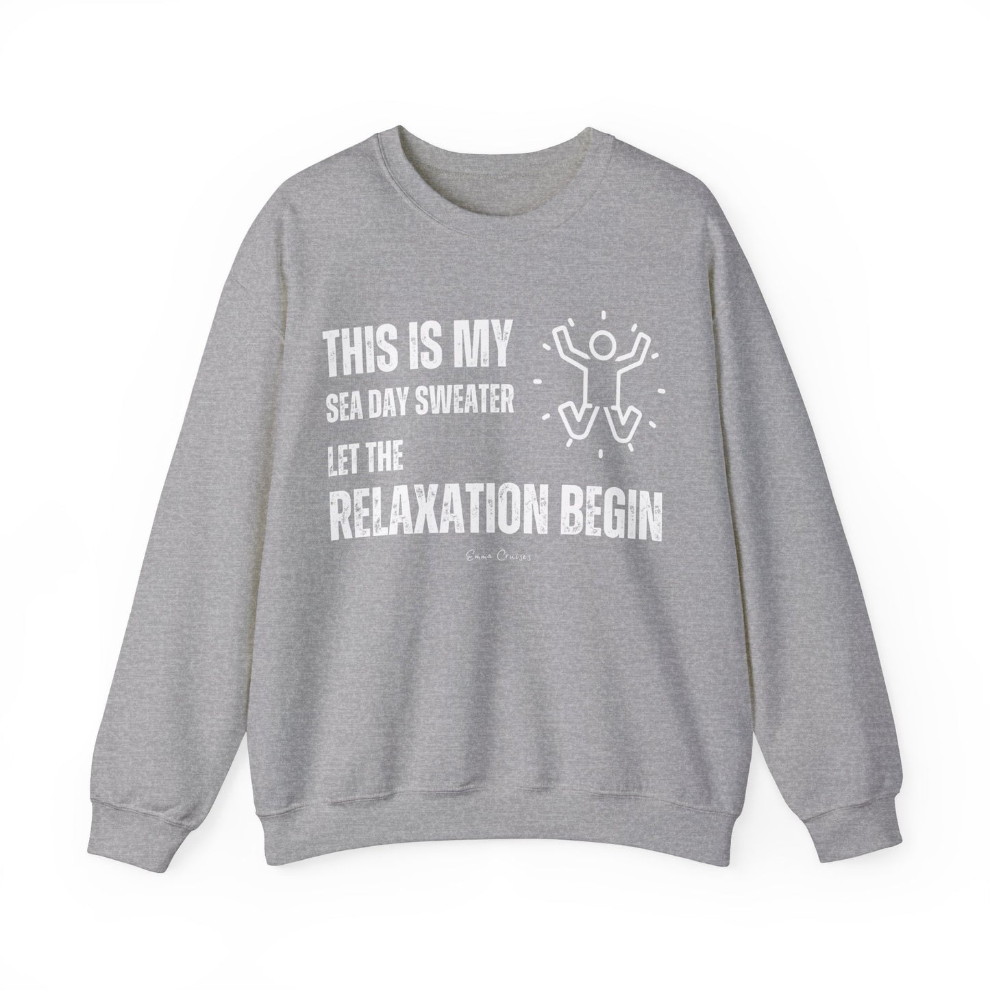 This is My Sea Day Sweater - UNISEX Crewneck Sweatshirt (UK)