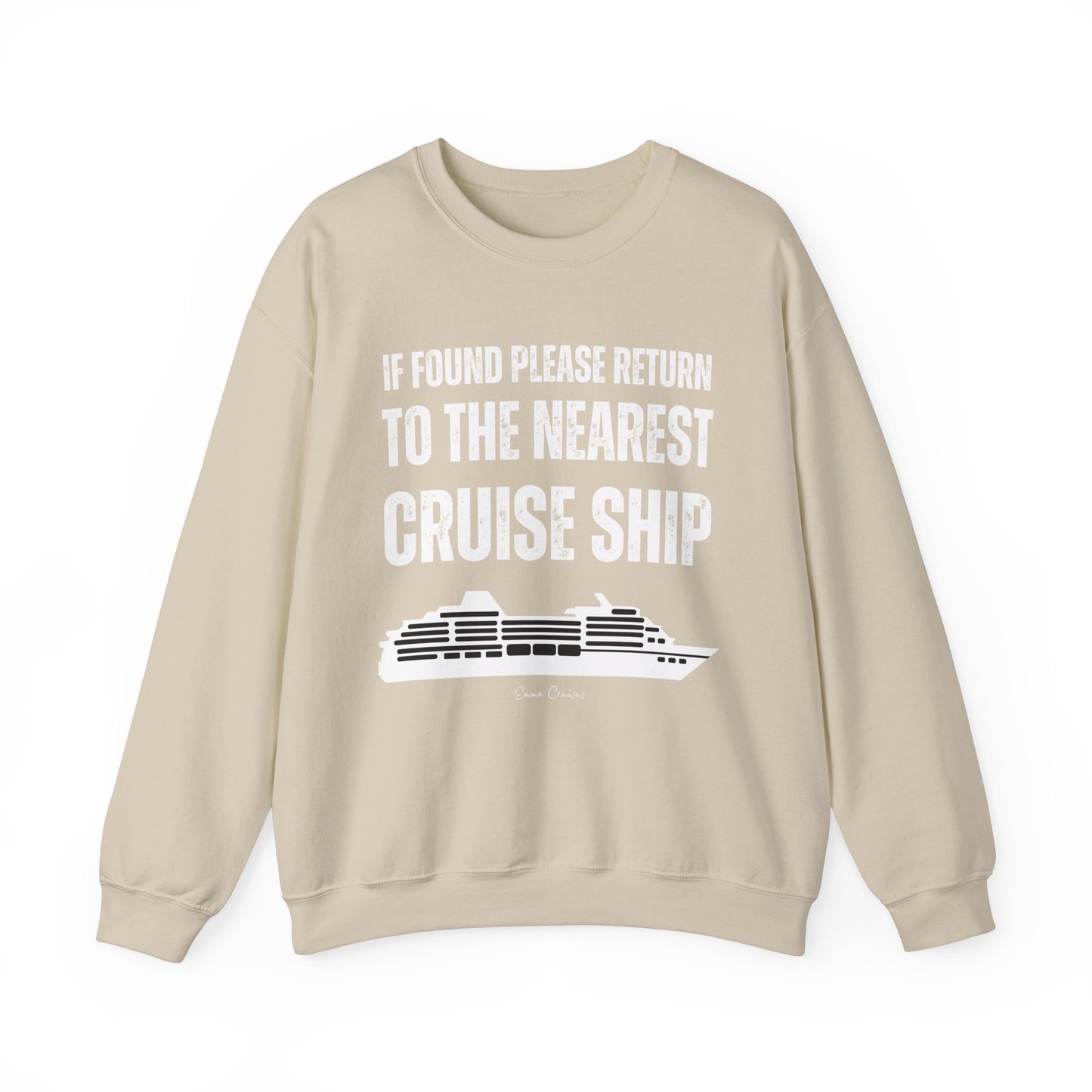 Return to Cruise Ship - UNISEX Crewneck Sweatshirt