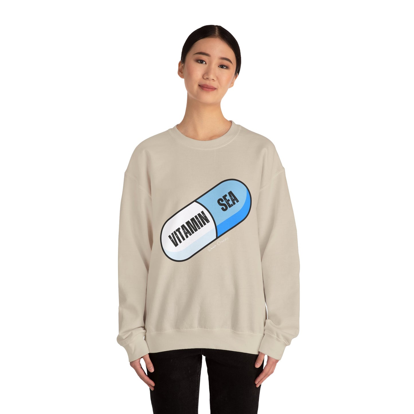 Vitamin Sea - UNISEX Crewneck Sweatshirt (UK)