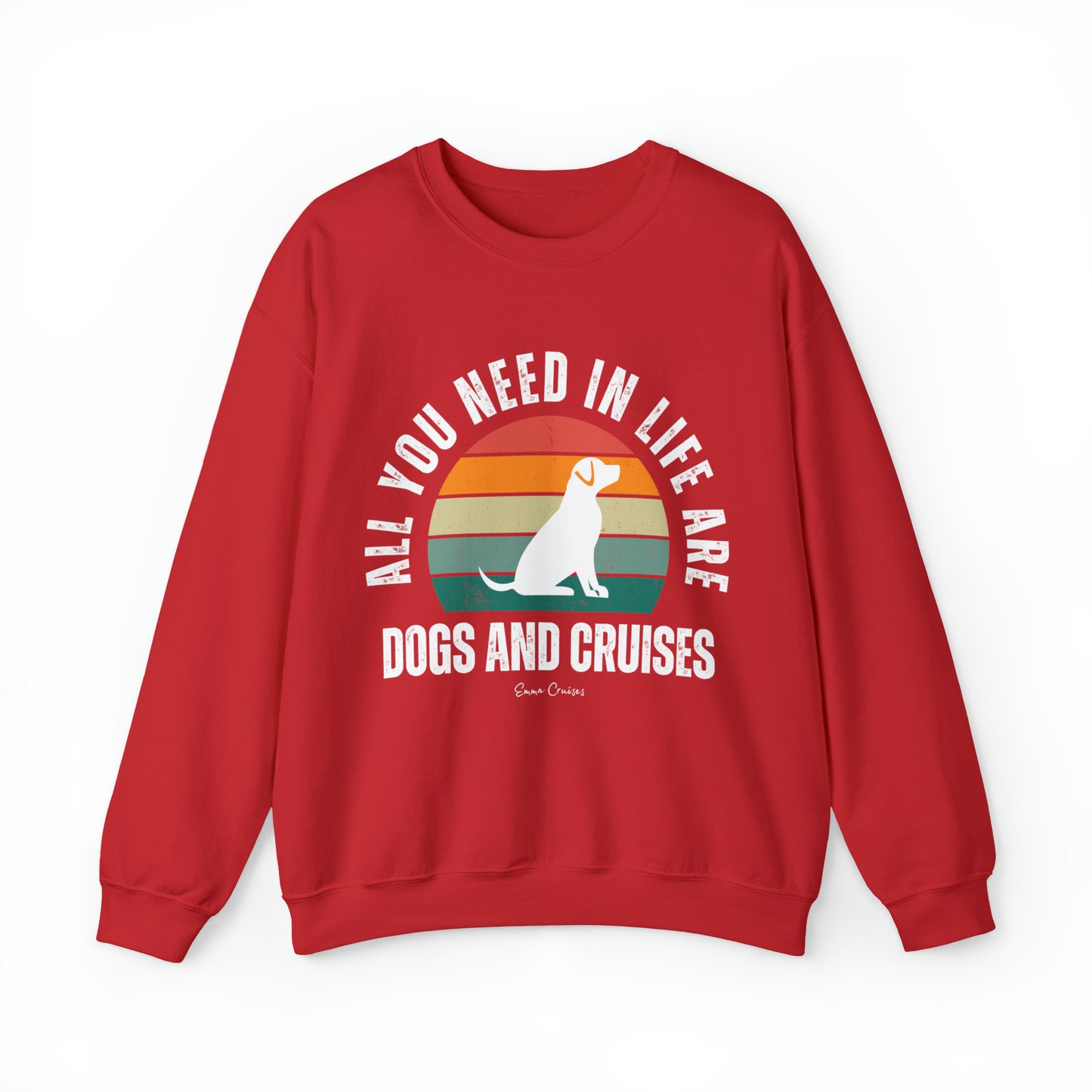 Dogs and Cruises - UNISEX Crewneck Sweatshirt (UK)