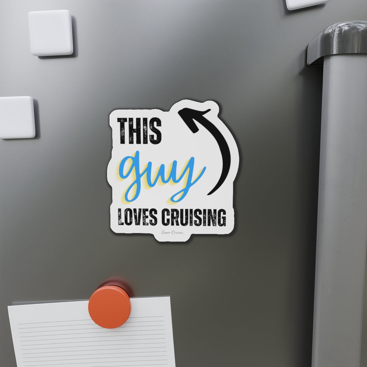 This Guy Loves Cruising - Magnet