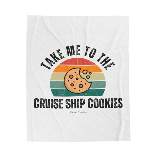 Llévame a las galletas del crucero - Manta de felpa de pana