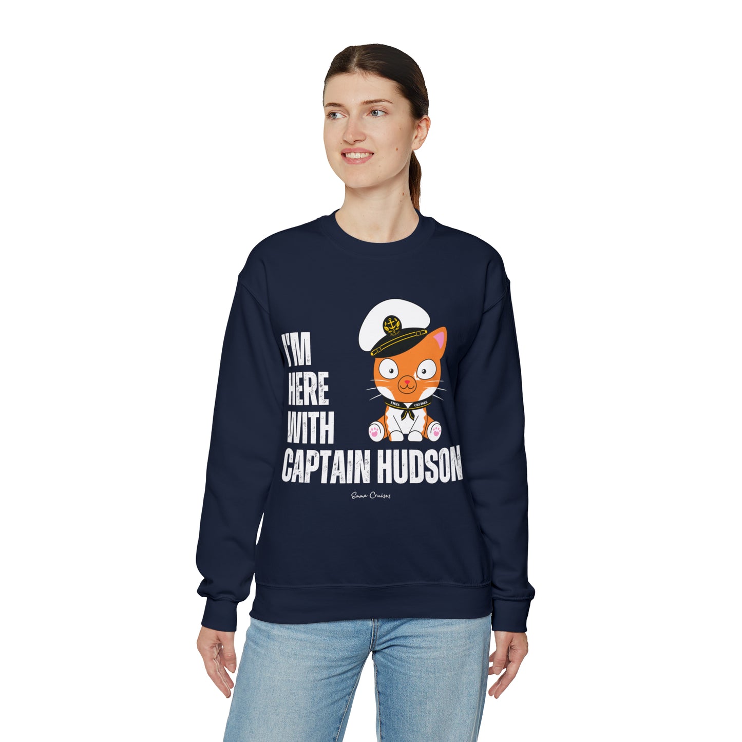 I'm With Captain Hudson - UNISEX Crewneck Sweatshirt (UK)