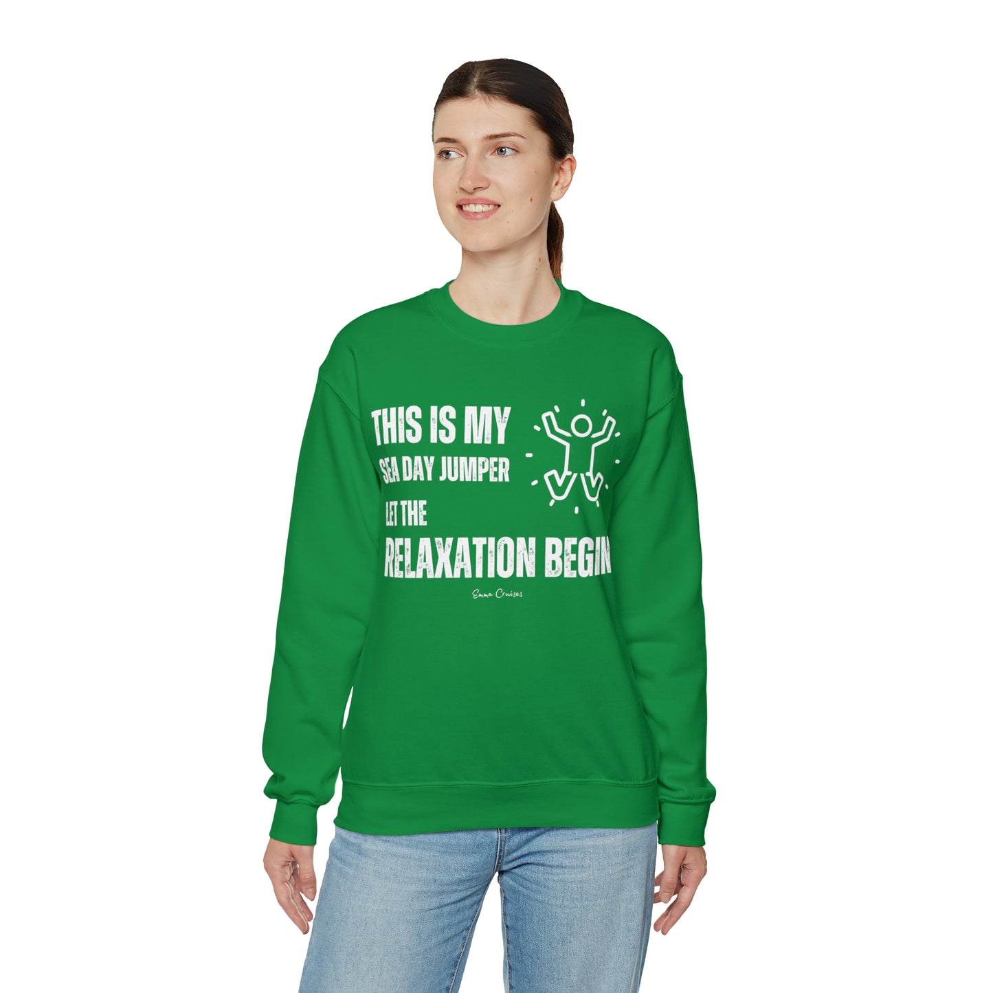 This is My Sea Day Jumper - UNISEX Crewneck Sweatshirt (UK)