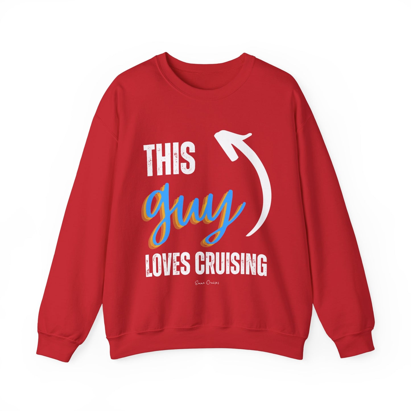 This Guy Loves Cruising - UNISEX Crewneck Sweatshirt (UK)