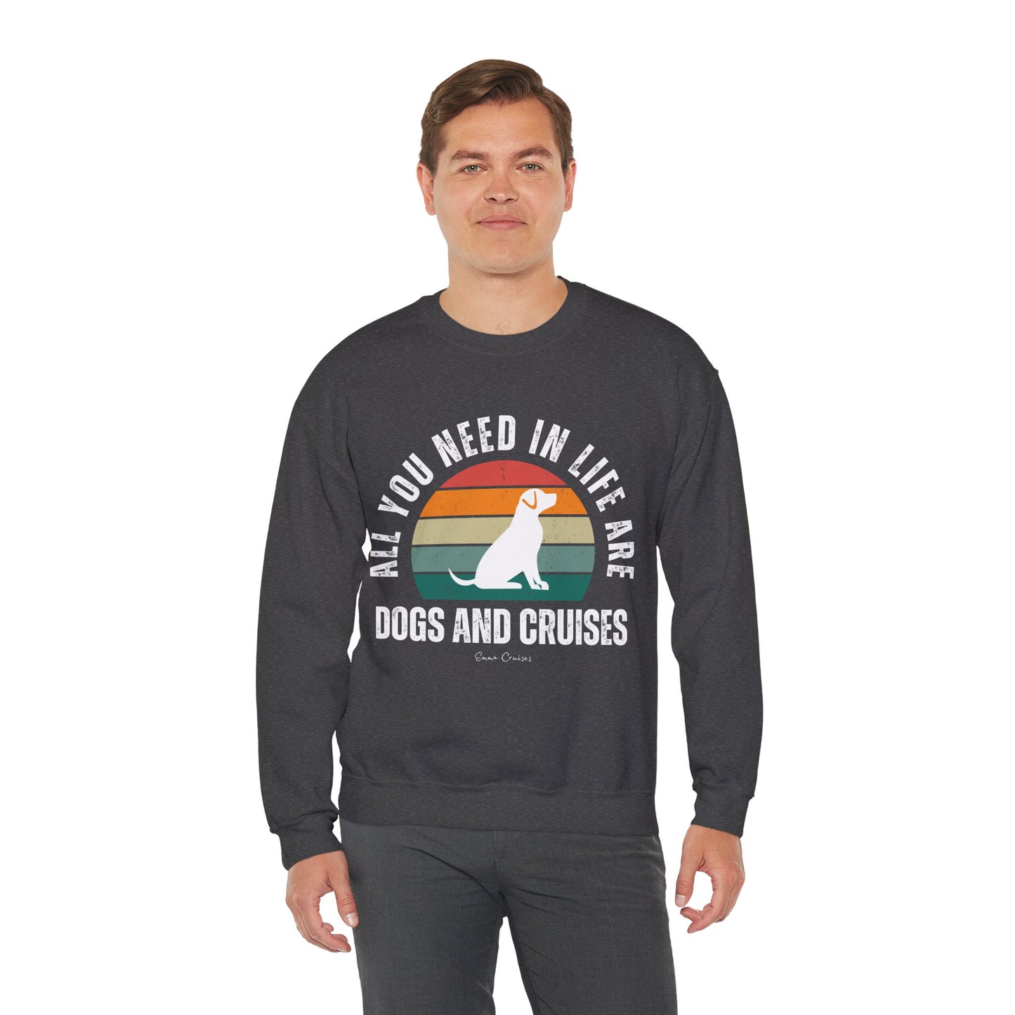 Dogs and Cruises - UNISEX Crewneck Sweatshirt