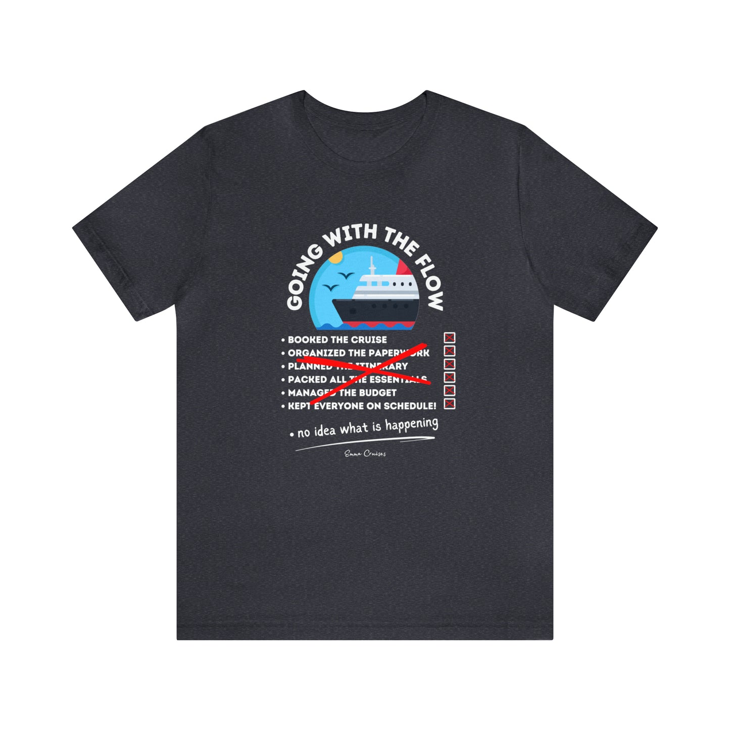 Ich gehe mit dem Fluss - UNISEX T-Shirt