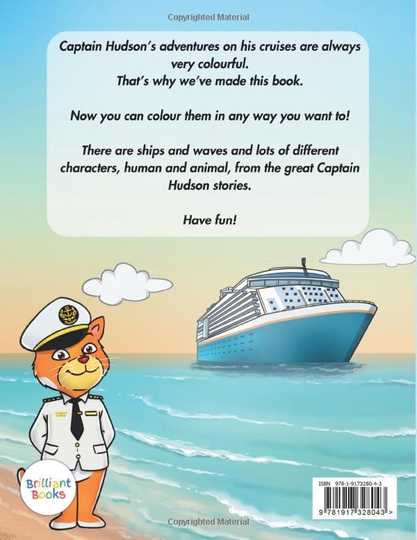 Captain Hudson's Really Brilliant Colouring Book (Captain Hudson's Brilliant Cruises)