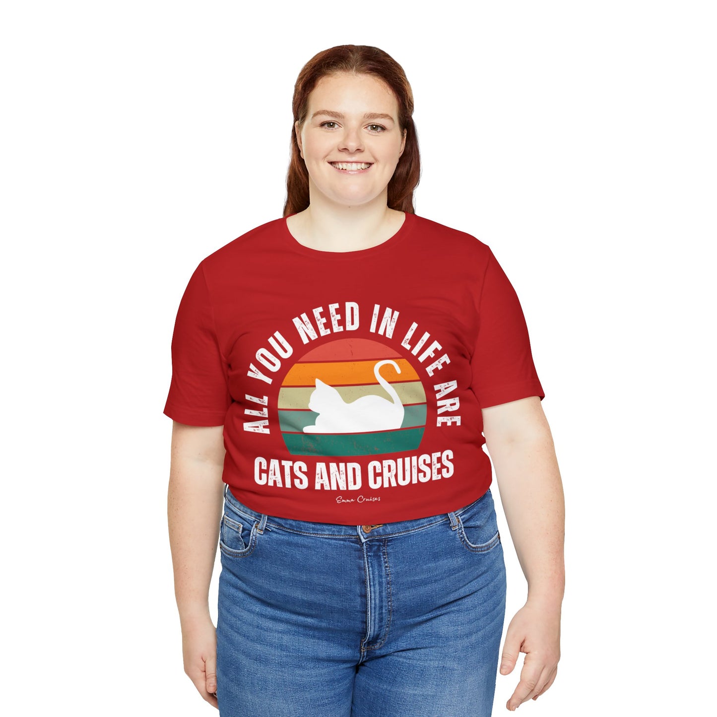 Cats and Cruises - UNISEX T-Shirt (UK)