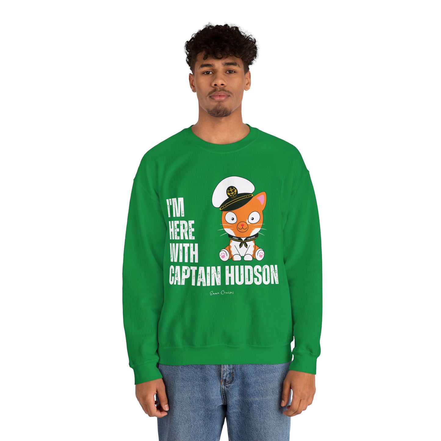 Estoy con el Capitán Hudson - Sudadera UNISEX Crewneck