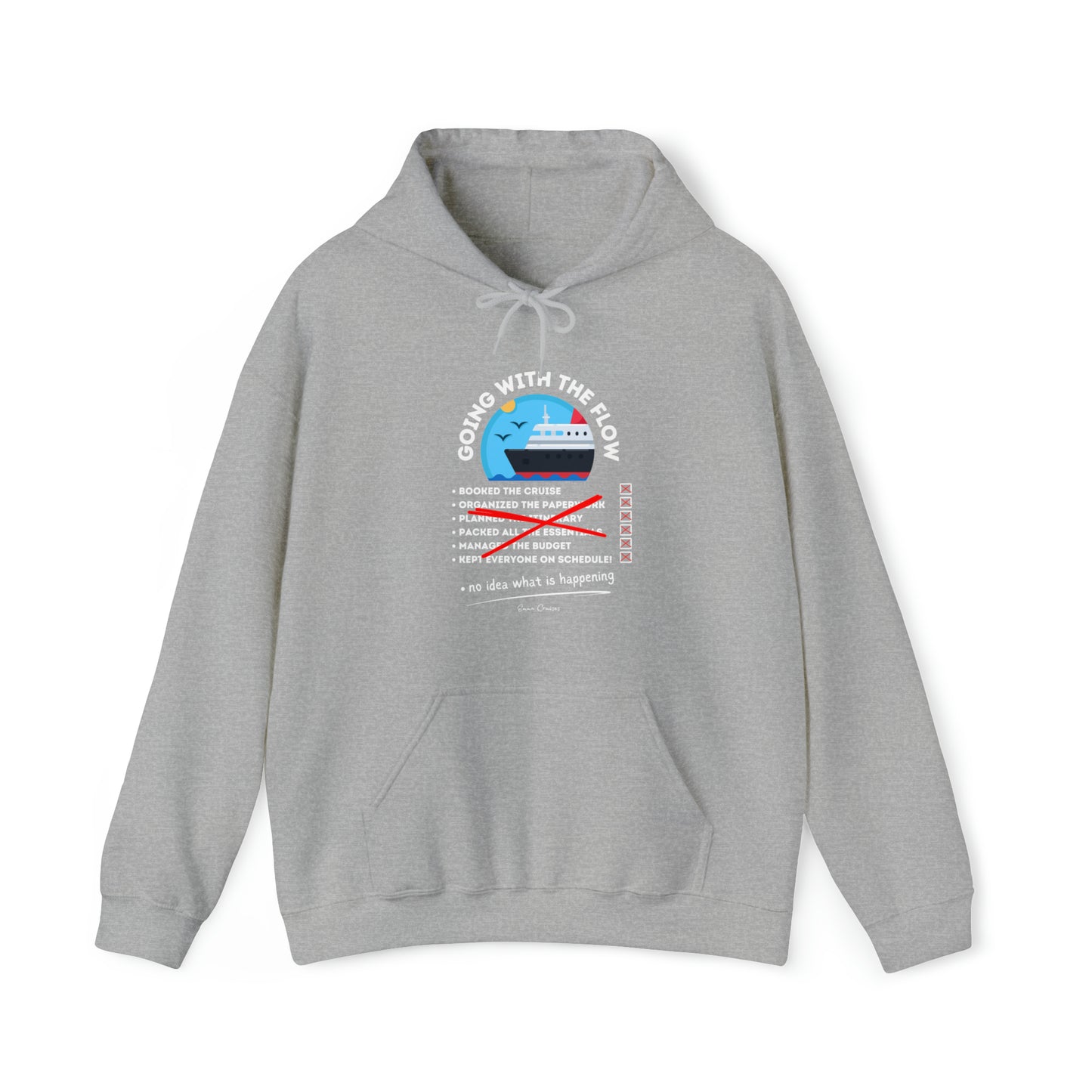I'm Going With the Flow - UNISEX Hoodie (UK)
