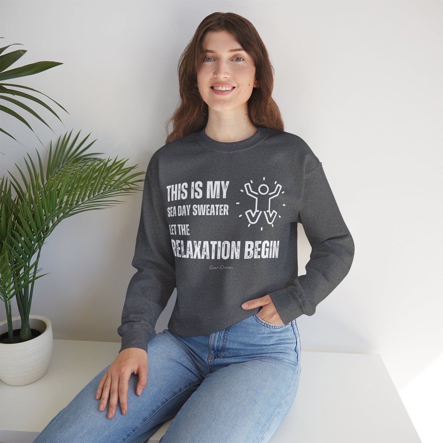 This is My Sea Day Sweater - UNISEX Crewneck Sweatshirt (UK)