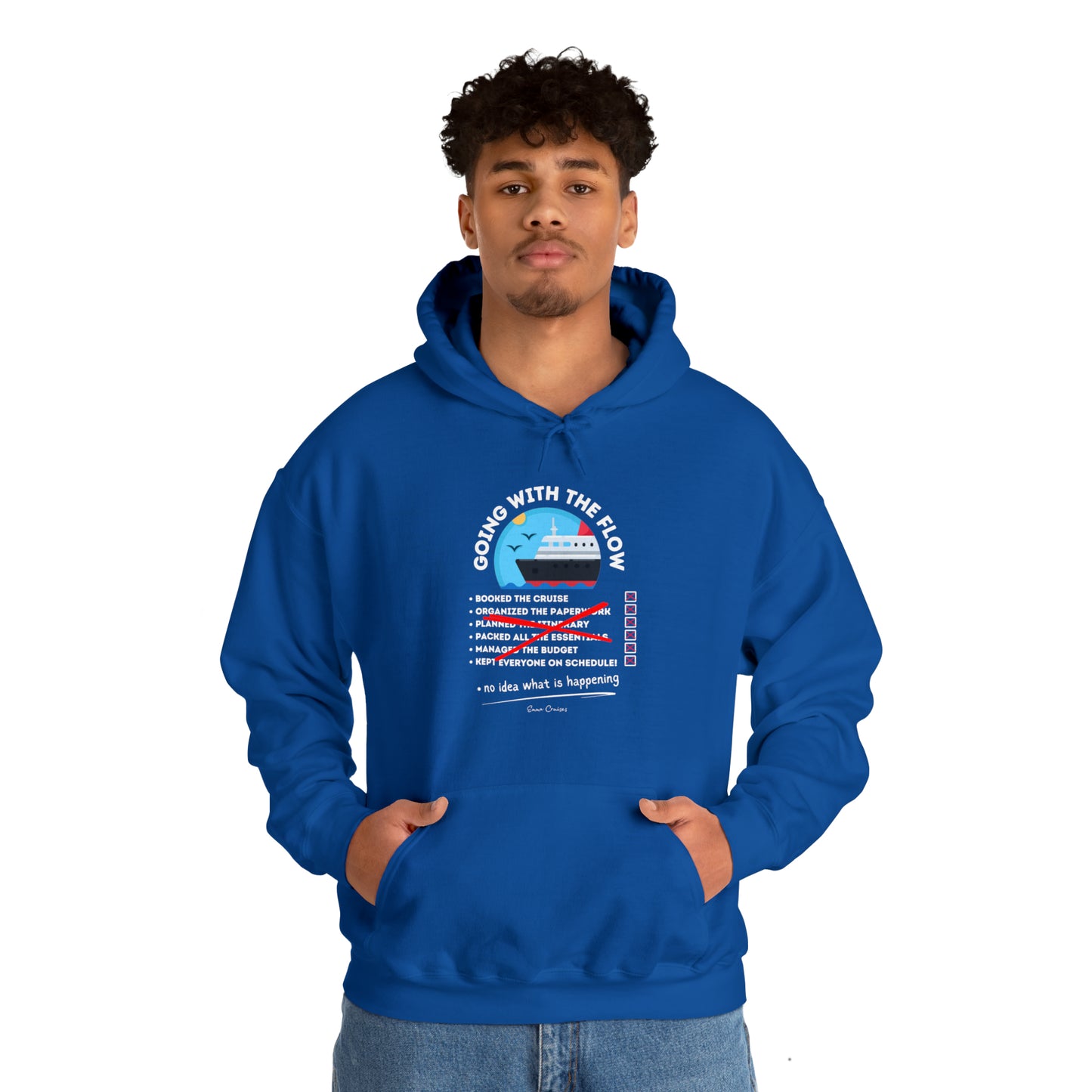 I'm Going With the Flow - UNISEX Hoodie (UK)