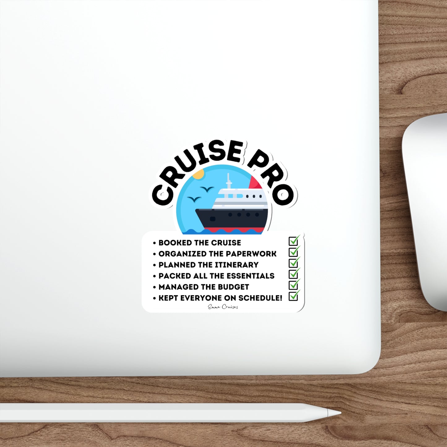 I'm a Cruise Pro - Die-Cut Sticker