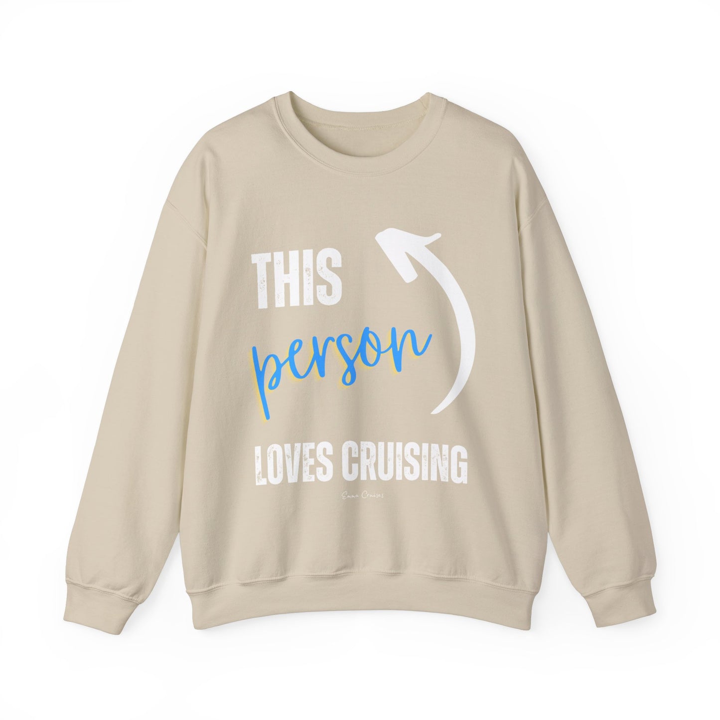 This Person Loves Cruising - UNISEX Crewneck Sweatshirt (UK)