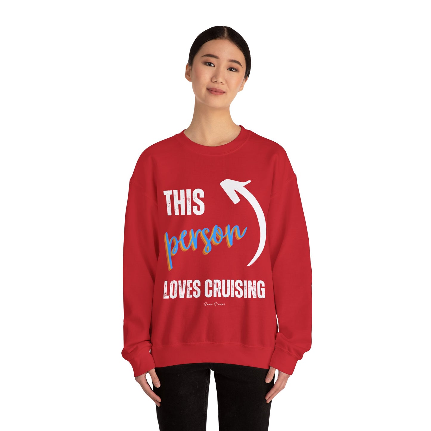 This Person Loves Cruising - UNISEX Crewneck Sweatshirt (UK)