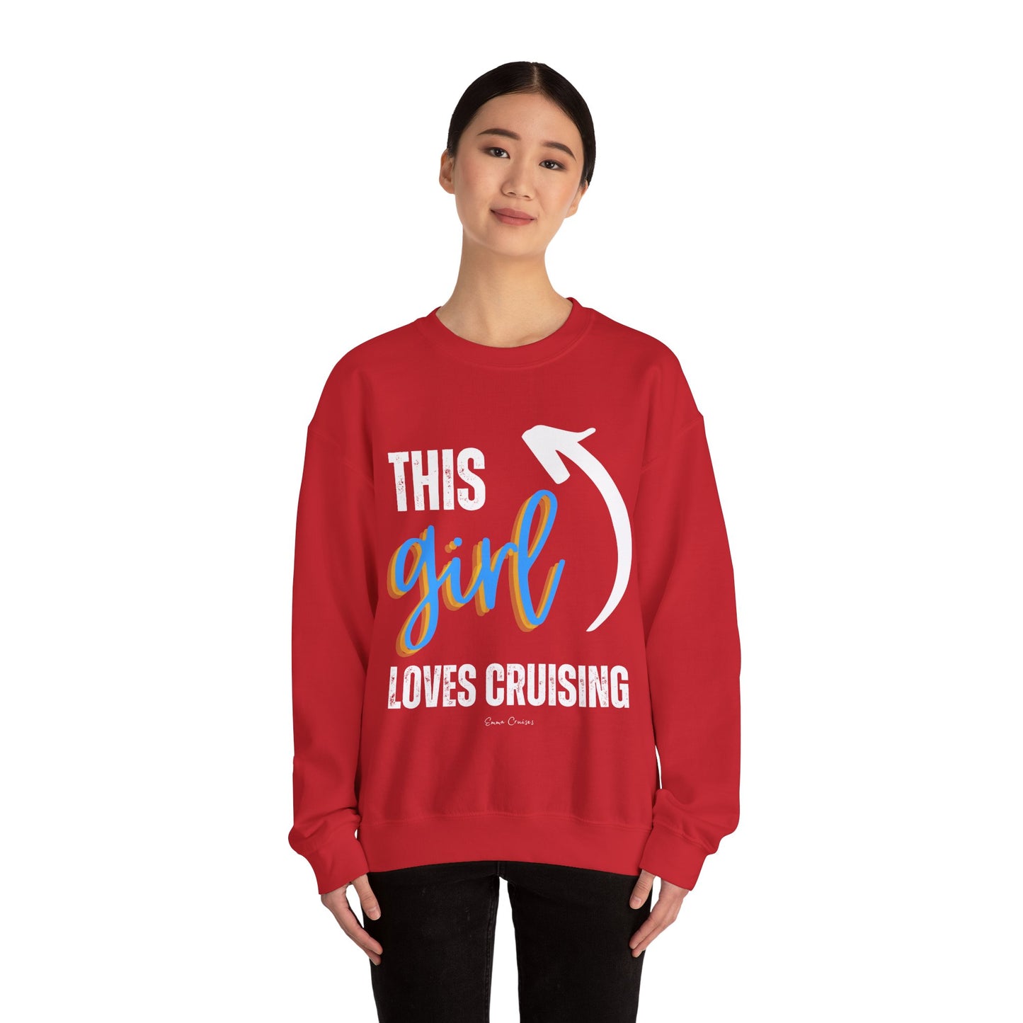 This Girl Loves Cruising - UNISEX Crewneck Sweatshirt (UK)