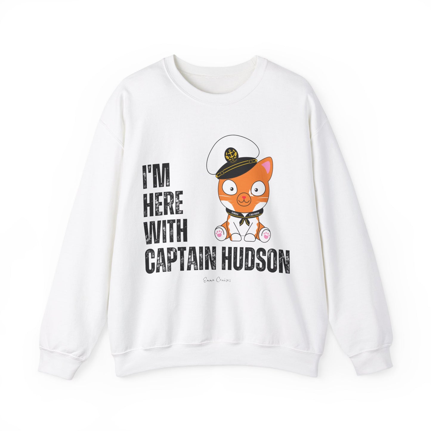 I'm With Captain Hudson - UNISEX Crewneck Sweatshirt