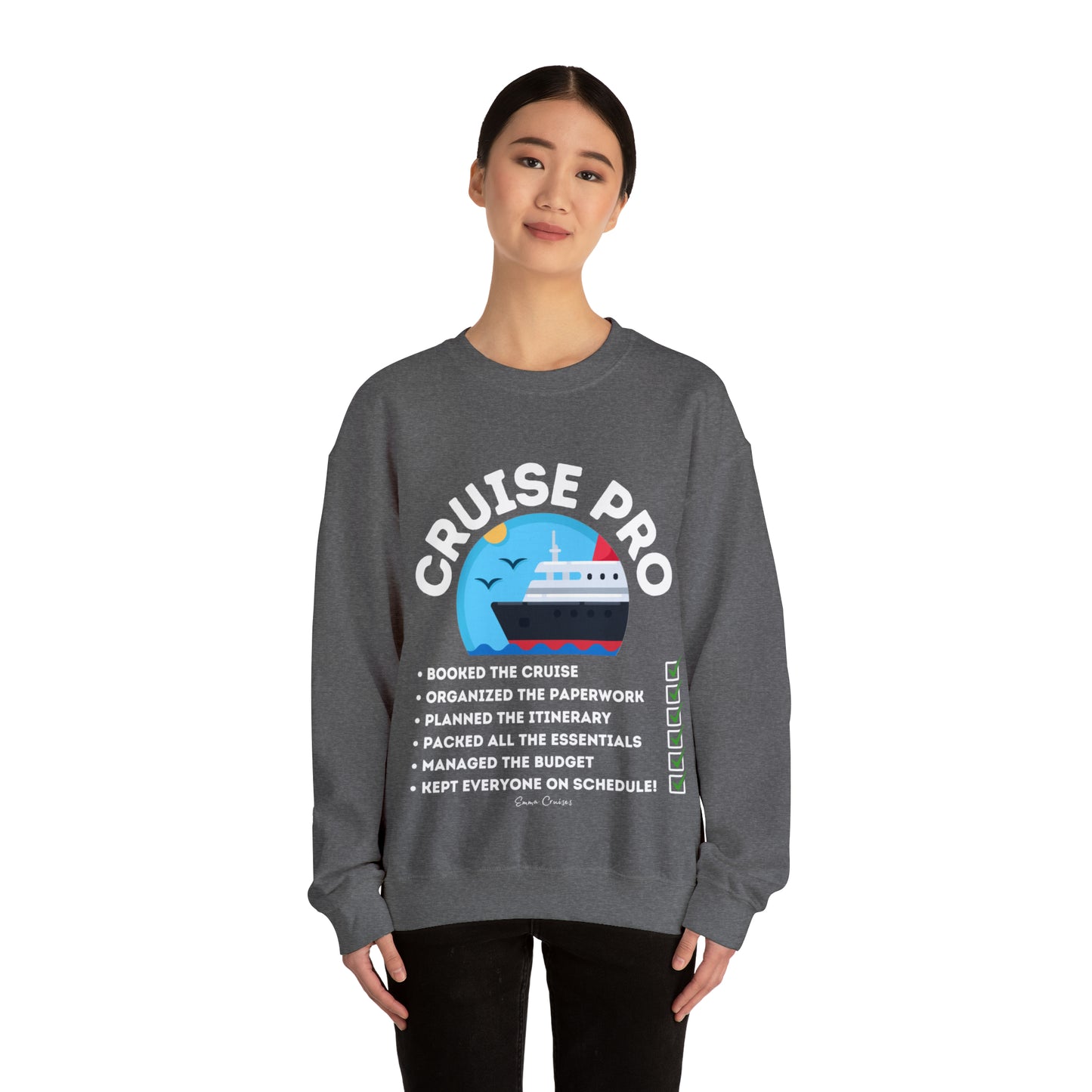 I'm a Cruise Pro - UNISEX Crewneck Sweatshirt (UK)