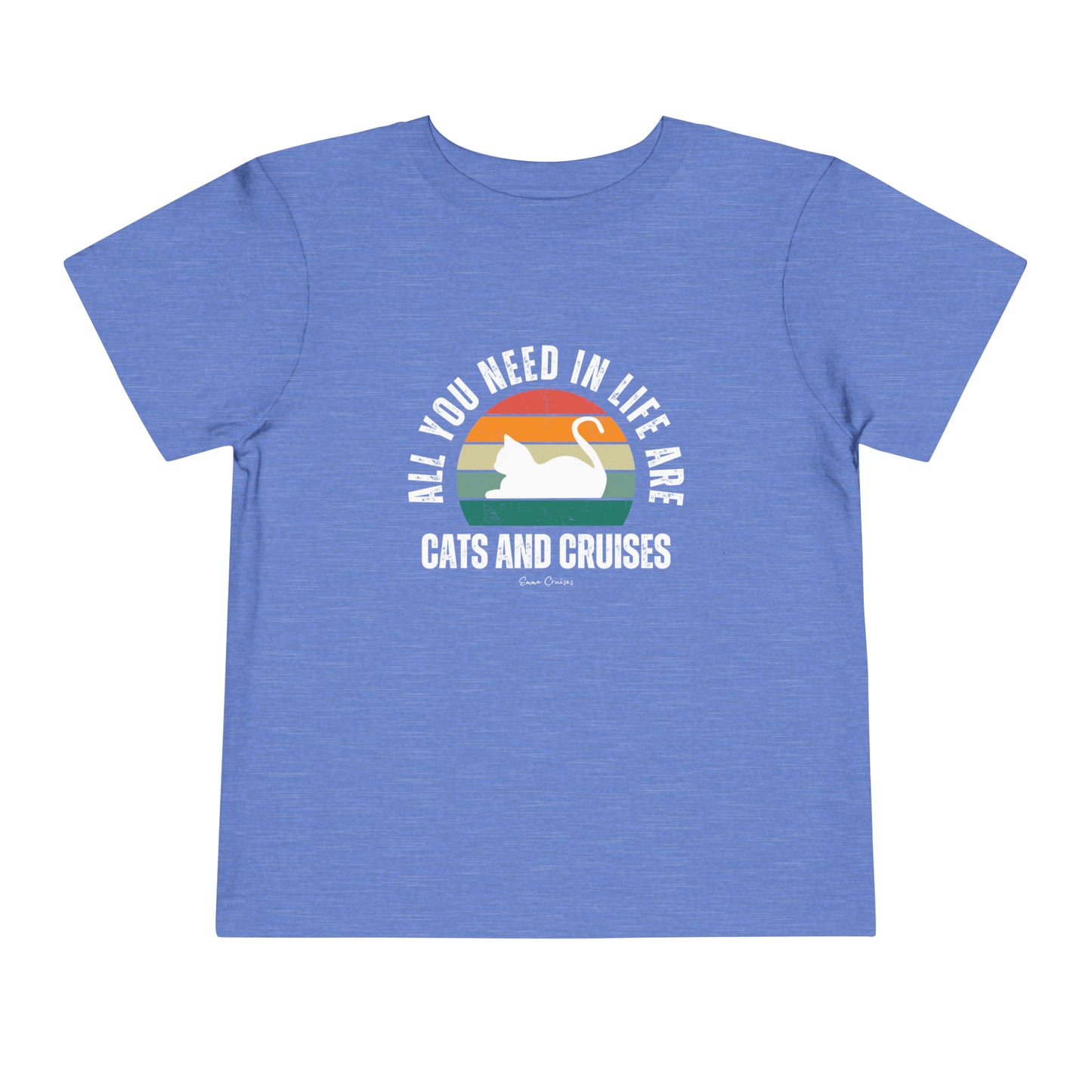 Katzen und Kreuzfahrten - Kleinkind UNISEX T-Shirt 