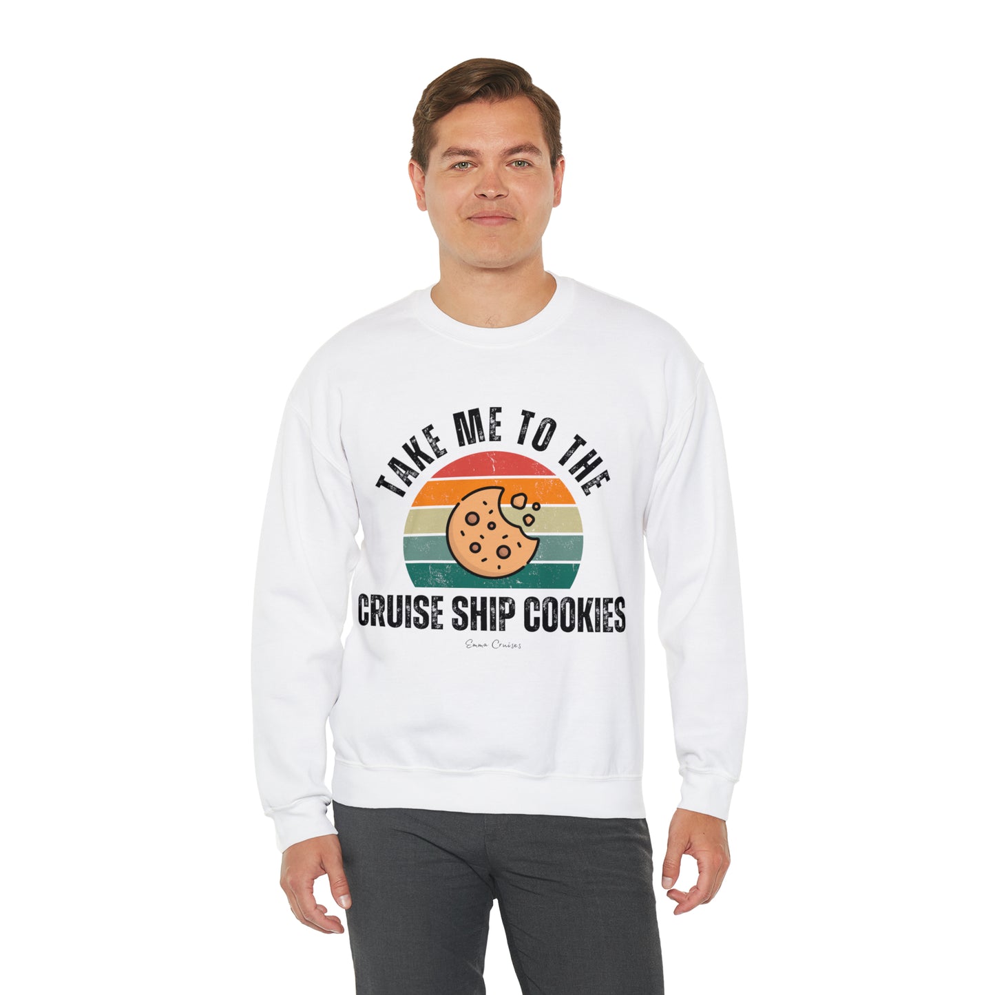 Take Me to the Cruise Ship Cookies - UNISEX Crewneck Sweatshirt (UK)