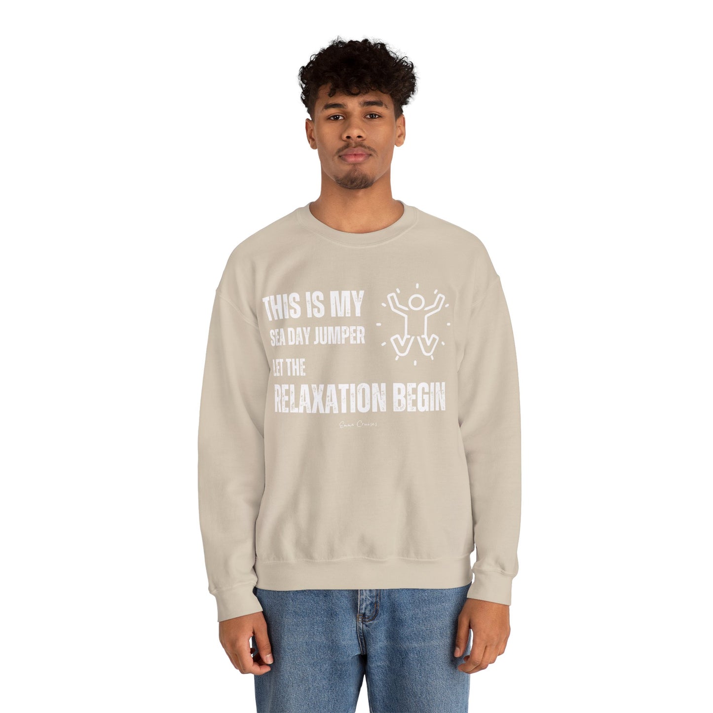 This is My Sea Day Jumper - UNISEX Crewneck Sweatshirt