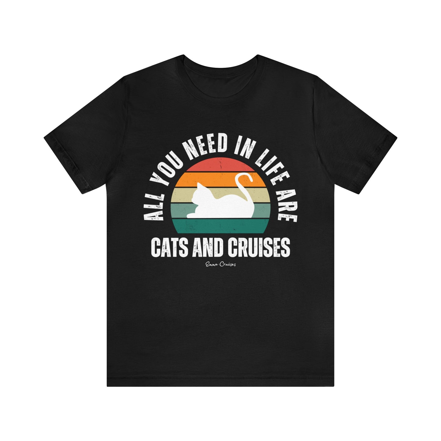 Cats and Cruises - UNISEX T-Shirt (UK)