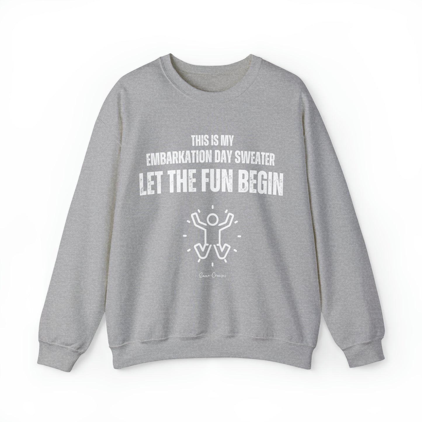 This is My Embarkation Day Sweater - UNISEX Crewneck Sweatshirt (UK)