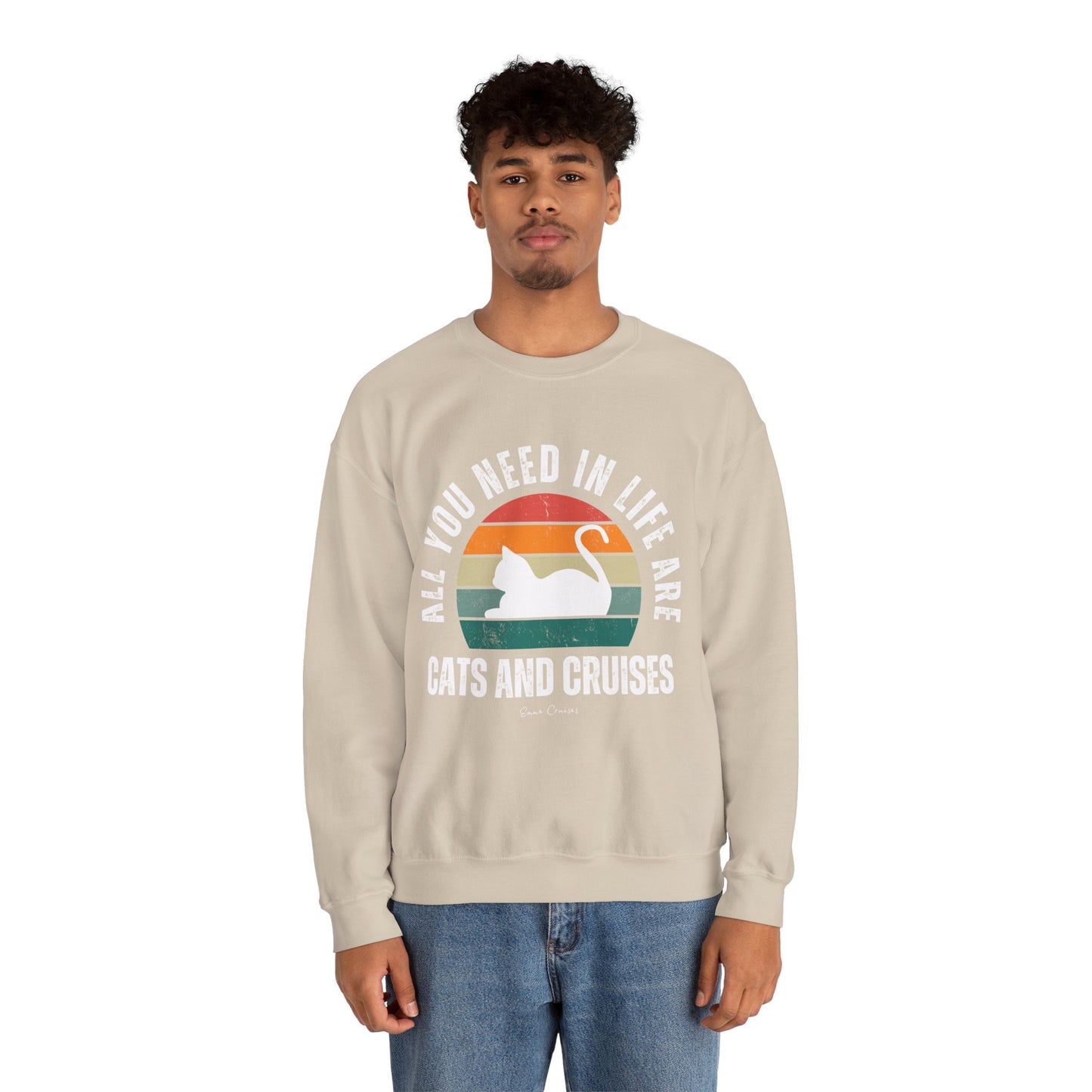 Gatos y Cruceros - Sudadera UNISEX Crewneck