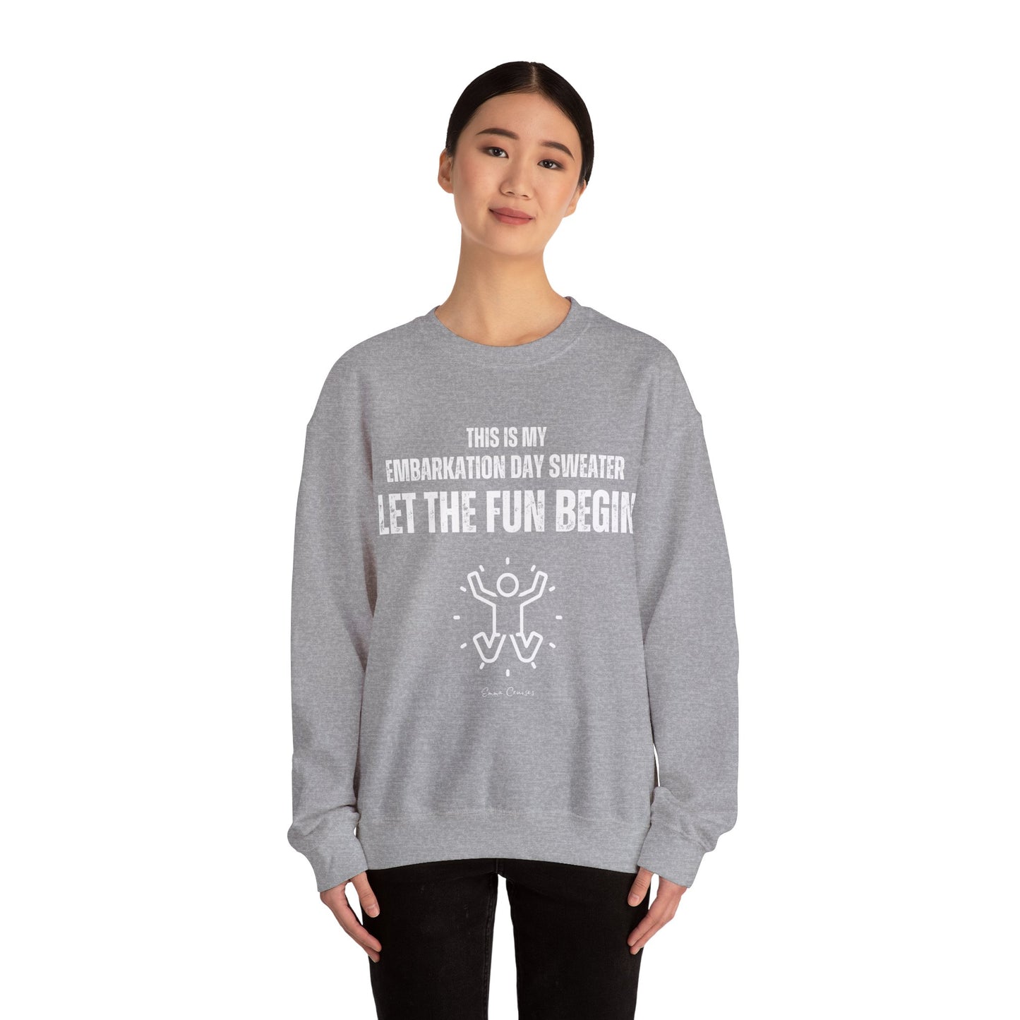 Dies ist mein Einschiffungstag-Pullover – Unisex-Sweatshirt mit Rundhalsausschnitt