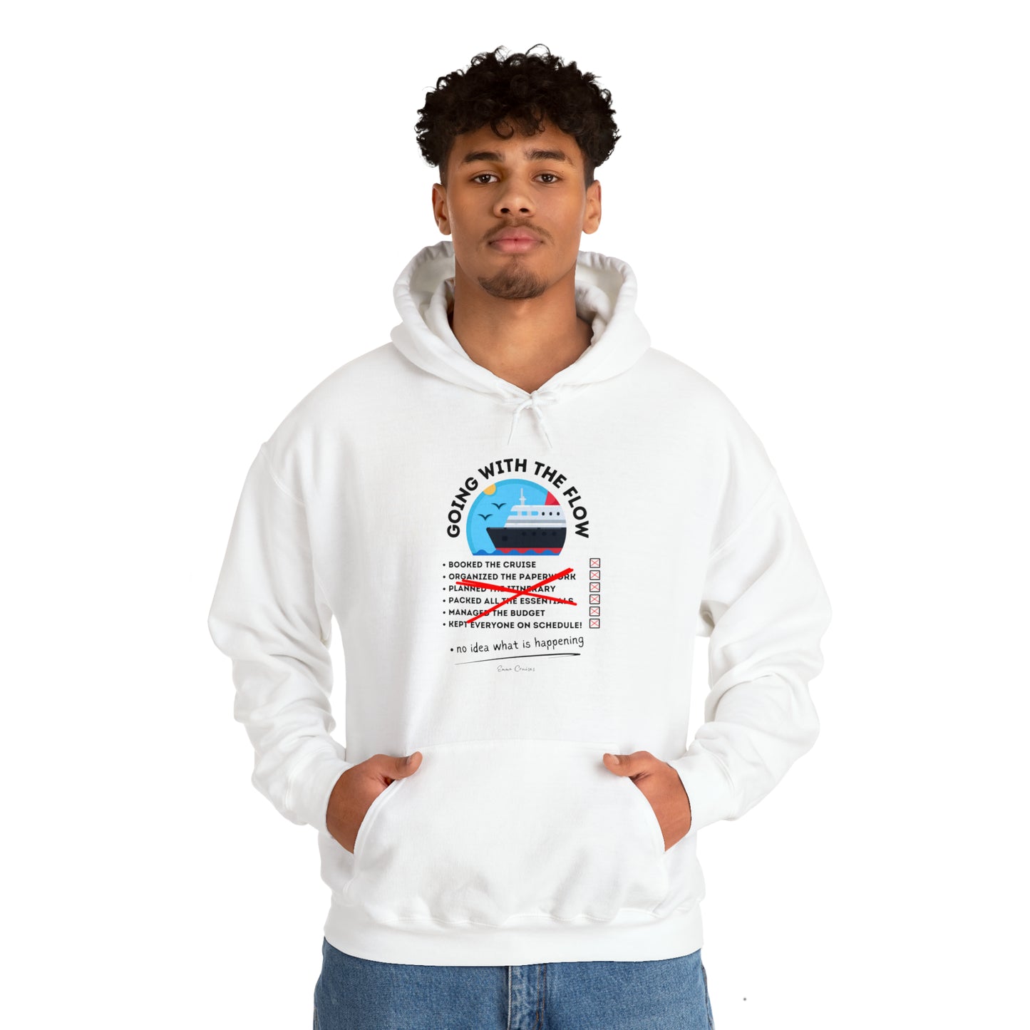 I'm Going With the Flow - UNISEX Hoodie (UK)