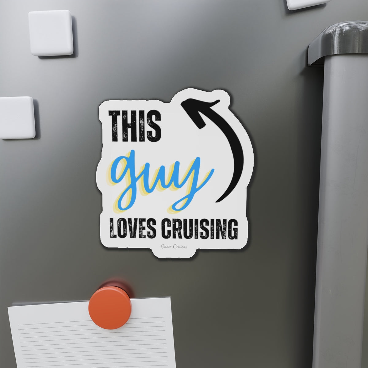 This Guy Loves Cruising - Magnet