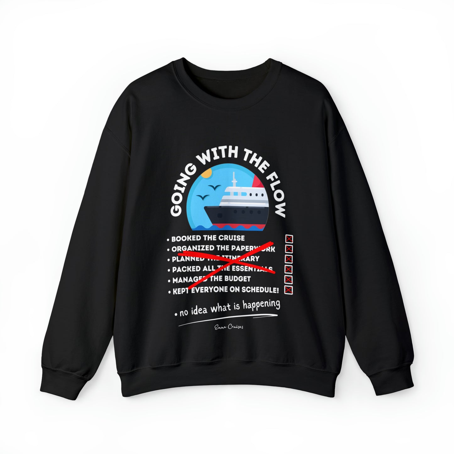 I'm Going With the Flow - UNISEX Crewneck Sweatshirt (UK)