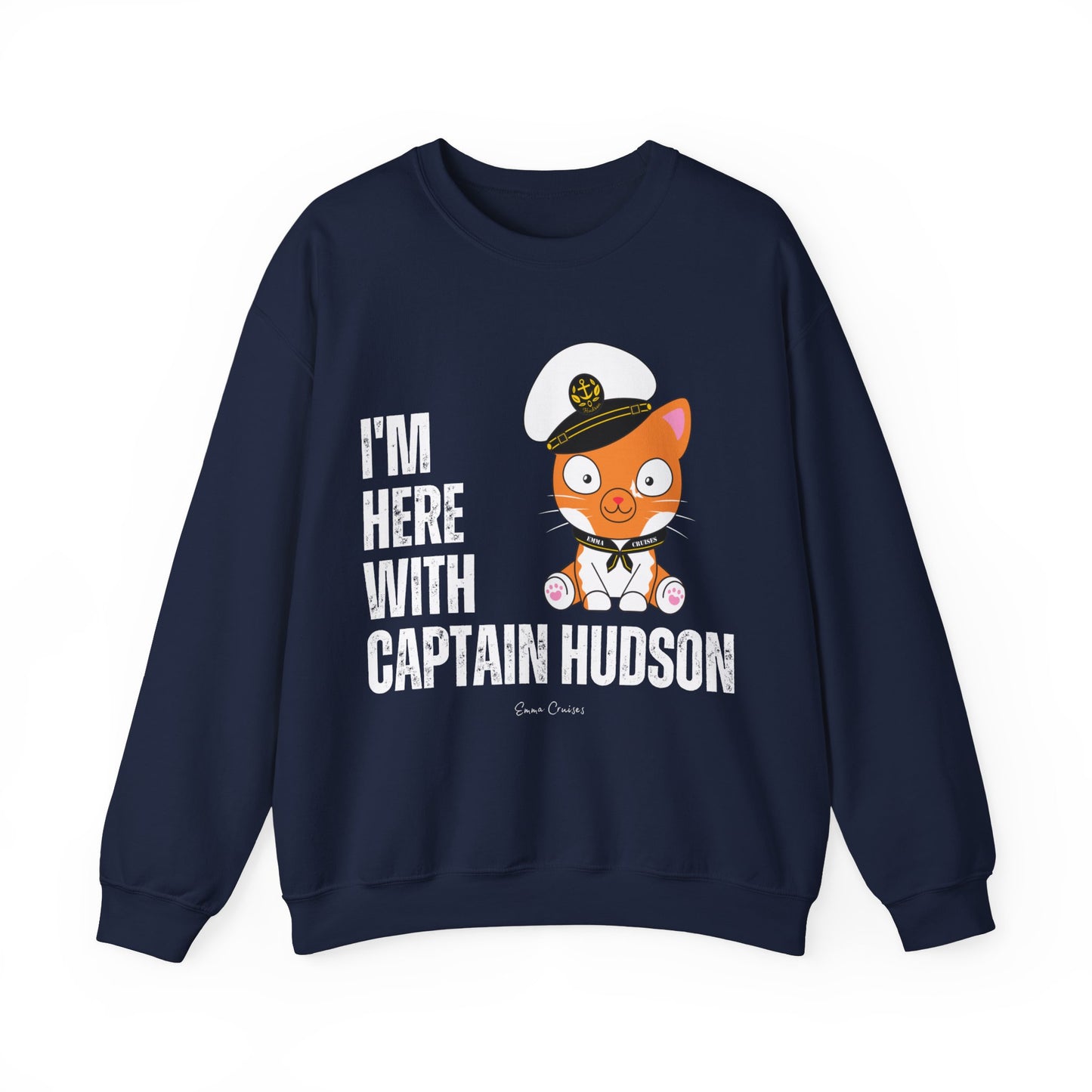 I'm With Captain Hudson - UNISEX Crewneck Sweatshirt