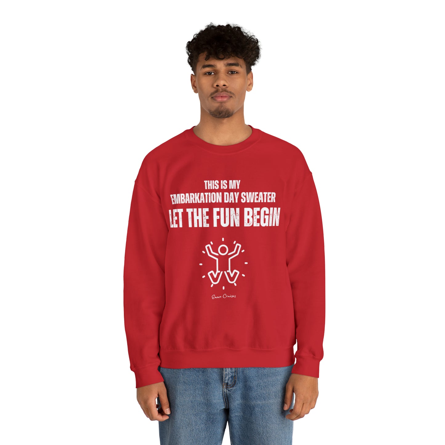 This is My Embarkation Day Sweater - UNISEX Crewneck Sweatshirt (UK)