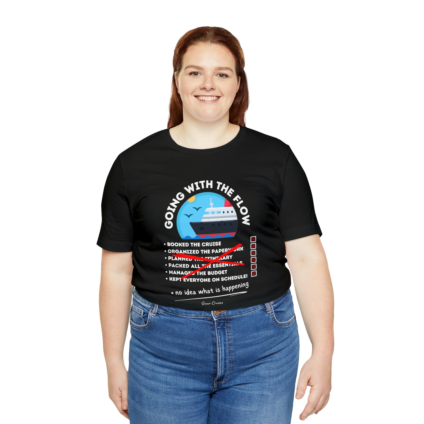 Ich gehe mit dem Fluss - UNISEX T-Shirt