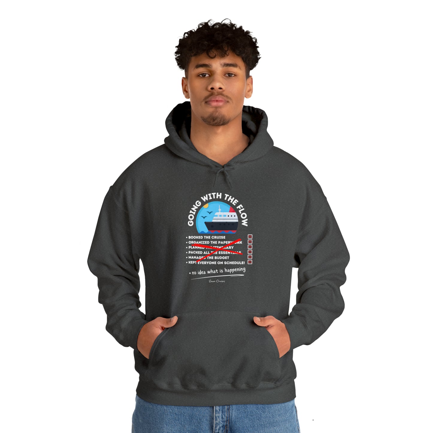 I'm Going With the Flow - UNISEX Hoodie (UK)