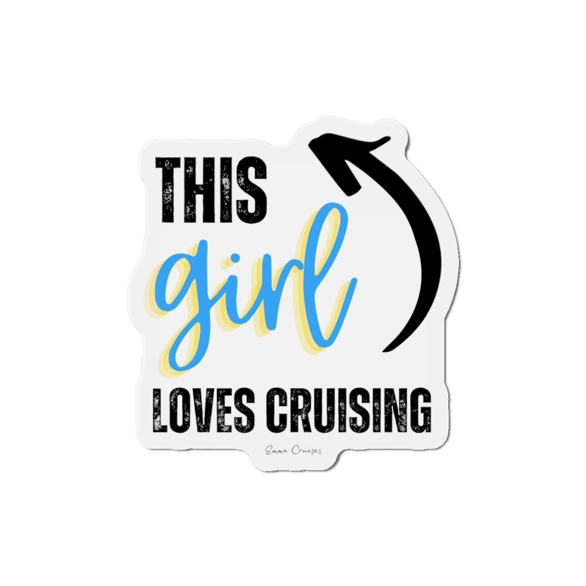 This Girl Loves Cruising - Magnet
