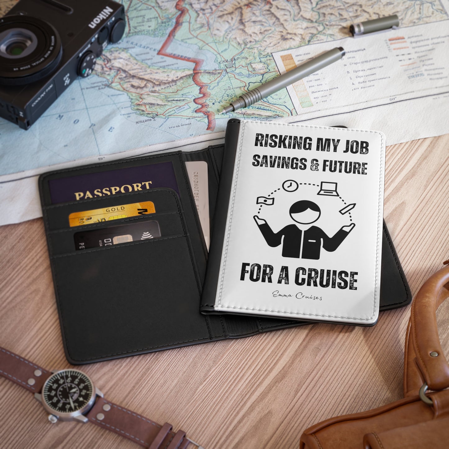 Risking Everything for a Cruise - Passport Cover
