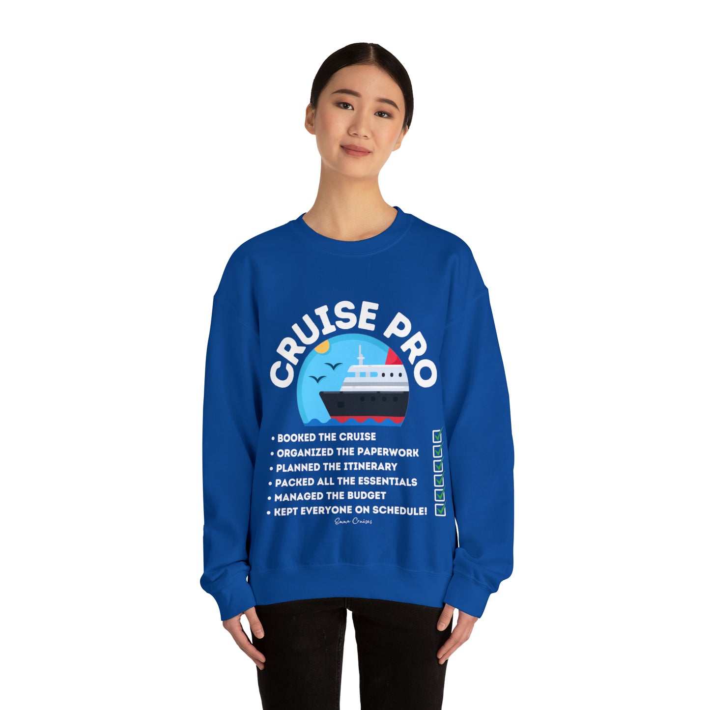 I'm a Cruise Pro - UNISEX Crewneck Sweatshirt (UK)